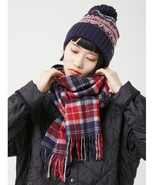 値下げしました！新品未使用！バブアー　マフラー　ブロックチェック　プレゼント用 Spick & Span｜《予約》Barbour/バブアー チェックマフラー