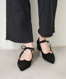natural couture | ハートカットリボンパンプス(パンプス)