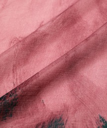 ドリスヴァンノッテン　小花柄　シルク　大判スカーフ　ベージュ×ピンク系 DRIES VAN NOTEN - 美品 ドリスヴァンノッテン 20SS ワンピース