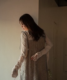 mideal（マイディール）の「ribbon long sleeve tops / リボンロング