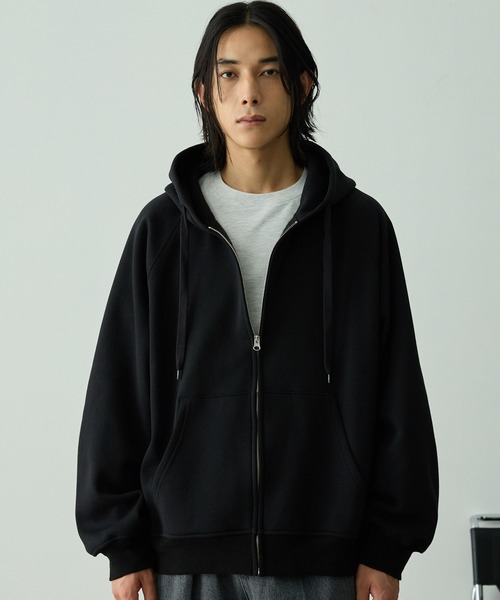 セール】ラグランバルーンスリーブオーバーサイズZIPパーカー