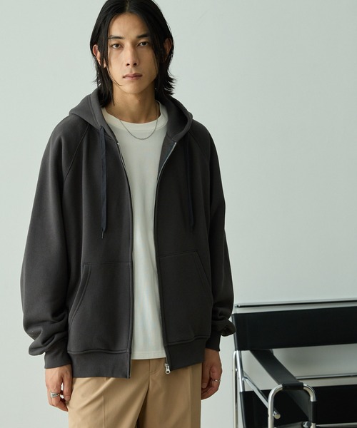 セール】ラグランバルーンスリーブオーバーサイズZIPパーカー
