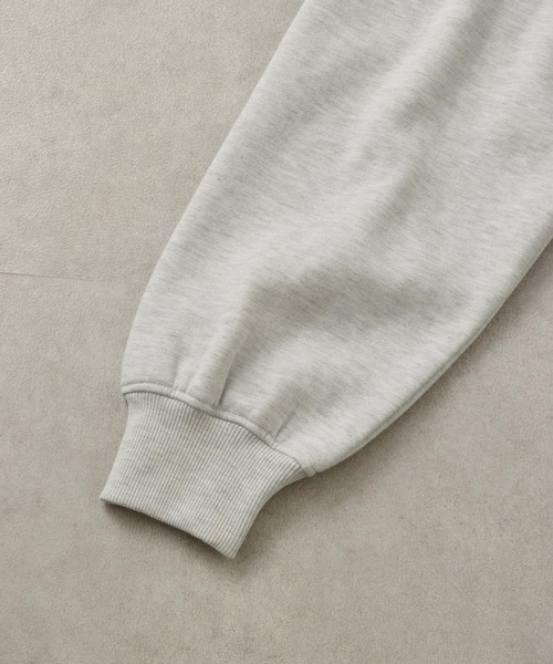 EMMA CLOTHES（エマクローズ）の「ラグランバルーンスリーブオーバーサイズZIPパーカー（パーカー・メンズ・ブラウン/ライトグレー/チャコールグレー/ブラック/ネイビー/グレイッシュベージュ・L/M）」の18枚目の写真