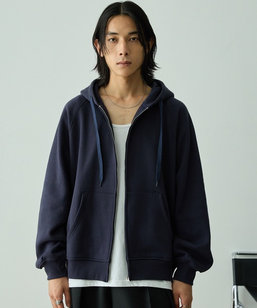 セール】ラグランバルーンスリーブオーバーサイズZIPパーカー