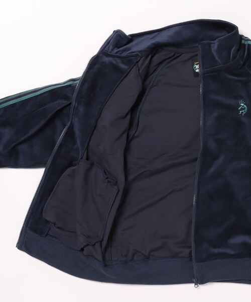 BIG FIELD（ビッグフィールド）の「ベロアトラックジャケット（ジャージ・キッズ・グレー/ネイビー/グリーン・120/110/100/150/140/130/90）」の20枚目の写真