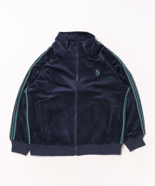 BIG FIELD（ビッグフィールド）の「ベロアトラックジャケット（ジャージ・キッズ・グレー/ネイビー/グリーン・120/110/100/150/140/130/90）」の16枚目の写真