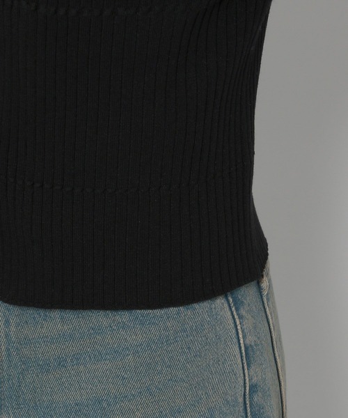 LOWRYS FARM（ローリーズファーム）の「マルチWAYアンサンブルニット 135640（ニット/セーター・レディース・アイボリー/ブルー/ブラック・FREE）」の7枚目の写真