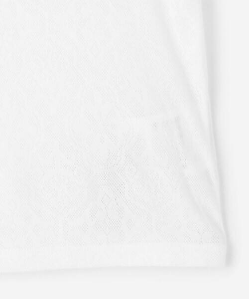 INSCRIRE（アンスクリア）の「INSCRIRE | コットンレース 長袖ヘンリー