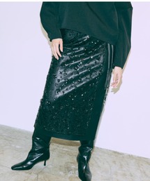 EN NEUME（エンノイム）の「Sequin Layered Skirt（スカート）」
