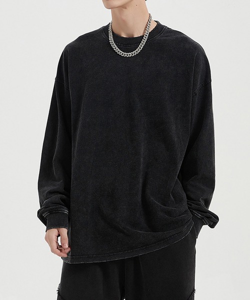 TOBEE(トゥビー)の「【TOBEE】ヴィンテージメイクデザイン ダメージ ロングスリーブTシャツ(Tシャツ/カットソー・メンズ・ブラック系その他・SMALL/MEDIUM)」の5枚目の写真