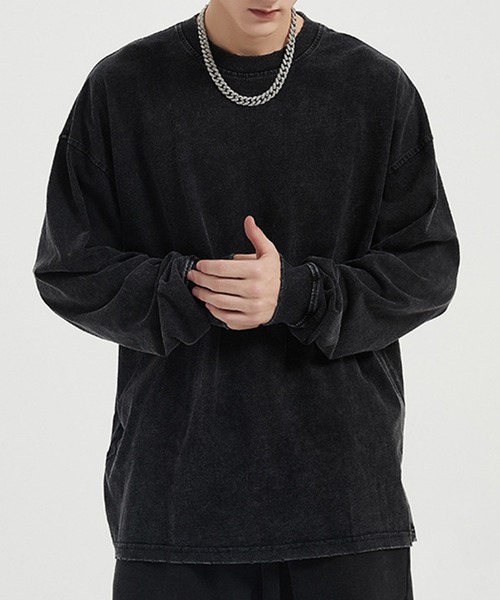 TOBEE(トゥビー)の「【TOBEE】ヴィンテージメイクデザイン ダメージ ロングスリーブTシャツ(Tシャツ/カットソー・メンズ・ブラック系その他・SMALL/MEDIUM)」の6枚目の写真