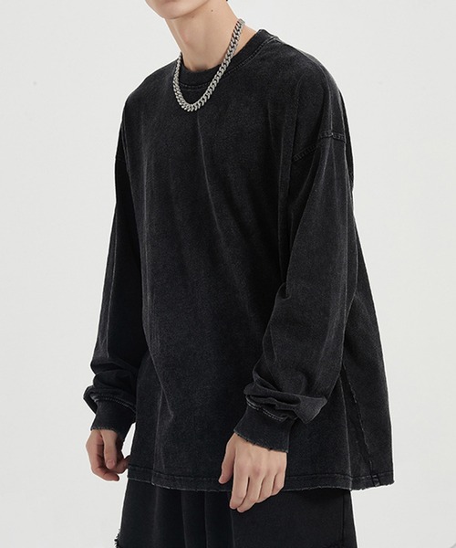 TOBEE(トゥビー)の「【TOBEE】ヴィンテージメイクデザイン ダメージ ロングスリーブTシャツ(Tシャツ/カットソー・メンズ・ブラック系その他・SMALL/MEDIUM)」の7枚目の写真