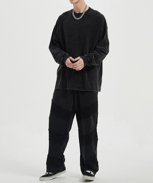 TOBEE(トゥビー)の「【TOBEE】ヴィンテージメイクデザイン ダメージ ロングスリーブTシャツ(Tシャツ/カットソー・メンズ・ブラック系その他・SMALL/MEDIUM)」の9枚目の写真