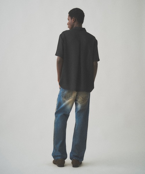 Juha（ユハ）の「SHEER SHARKSKIN SS SHIRT（シャツ/ブラウス・メンズ・ネイビー/ブラック/グレイッシュベージュ・4/3）」の10枚目の写真