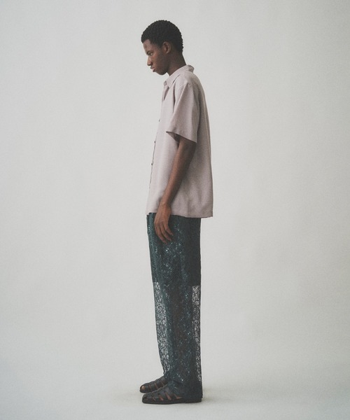 Juha（ユハ）の「SHEER SHARKSKIN SS SHIRT（シャツ/ブラウス・メンズ・ネイビー/ブラック/グレイッシュベージュ・4/3）」の12枚目の写真