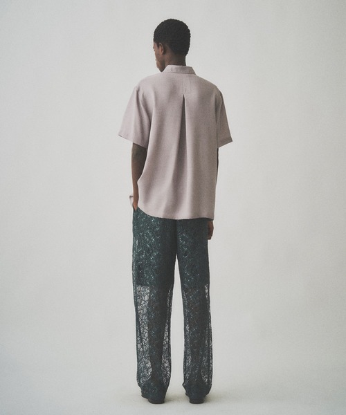 Juha（ユハ）の「SHEER SHARKSKIN SS SHIRT（シャツ/ブラウス・メンズ・ネイビー/ブラック/グレイッシュベージュ・4/3）」の13枚目の写真