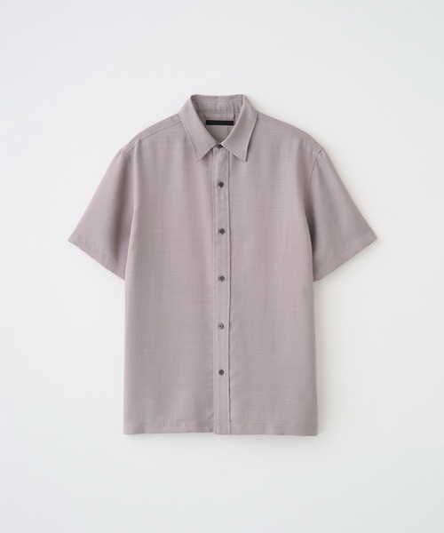 Juha（ユハ）の「SHEER SHARKSKIN SS SHIRT（シャツ/ブラウス・メンズ・ネイビー/ブラック/グレイッシュベージュ・4/3）」の5枚目の写真