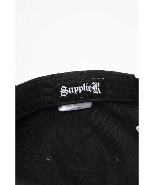 SUPPLIER（サプライヤー）の「キャップ｜SR Logo Baseball Cap｜SUPPLIER｜公式通販（キャップ・メンズ・ブラック・FREE）」の6枚目の写真