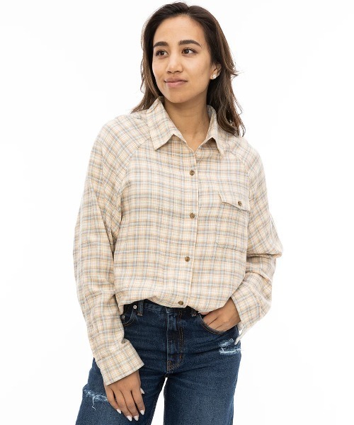 【セール】BILLABONG レディース BEST TIME 長袖シャツ 【2024年秋冬モデル】/ビラボン長袖シャツ（シャツ/ブラウス）｜BILLABONG（ビラボン）