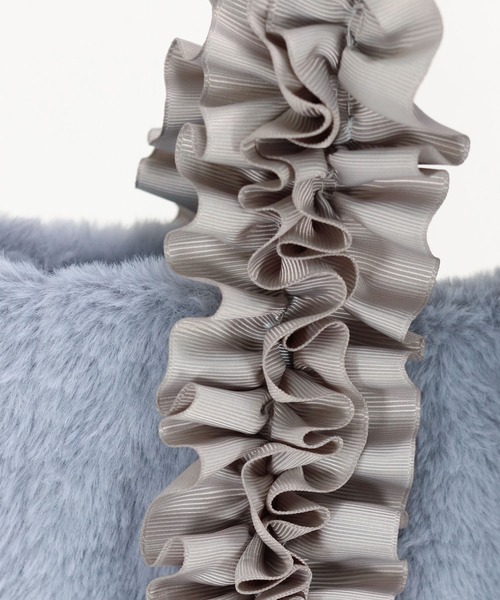 T・S・L(ティーエスエル)の「フリルハンドルファートートバッグ(トートバッグ・レディース・レオパード/アイボリー/サックスブルー/チャコールグレー・FREE)」の16枚目の写真