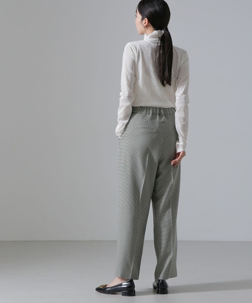 NANO universe（ナノユニバース）の「セットアップ可ウール調合繊スラックス（スラックス・レディース・グレー系その他4/その他1/ブルー系その他4・FREE）」の8枚目の写真