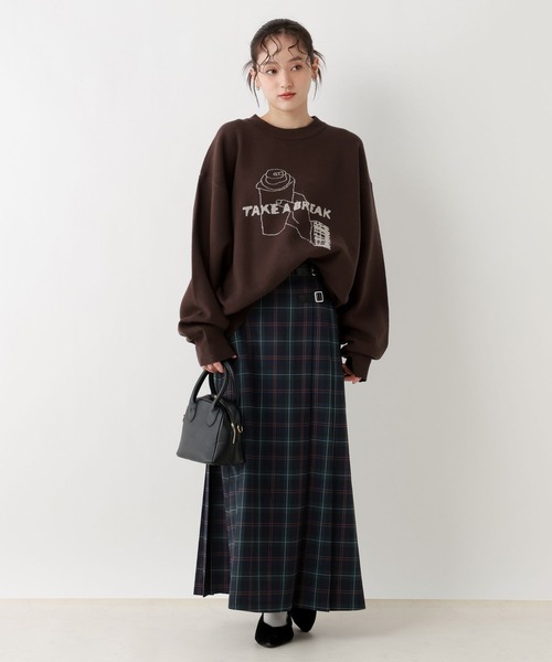 RAGEBLUE(レイジブルー)の「【UNISEX】<wakazoo/ワカズー>コラボ/イラストクルーネックニット(ニット/セーター・メンズ・ブラック/イエロー系その他/ネイビー/オフホワイト/ダークグレー/グリーン/オレンジ/ホワイト/ダークブラウン/その他8・SMALL/MEDIUM/LARGE)」の21枚目の写真