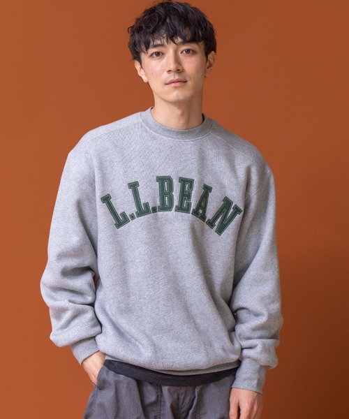 L.L.Bean（エルエルビーン）の「【JAPAN EDITION】ウィンスロップ・クルーネック・スウェットシャツ（スウェット・メンズ・ライトグレー/ネイビー・MEDIUM/LARGE）」の12枚目の写真