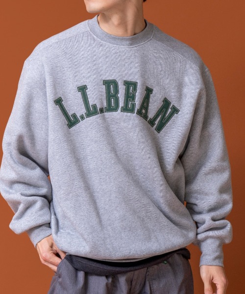 L.L.Bean（エルエルビーン）の「【JAPAN EDITION】ウィンスロップ・クルーネック・スウェットシャツ（スウェット・メンズ・ライトグレー/ネイビー・MEDIUM/LARGE）」の10枚目の写真