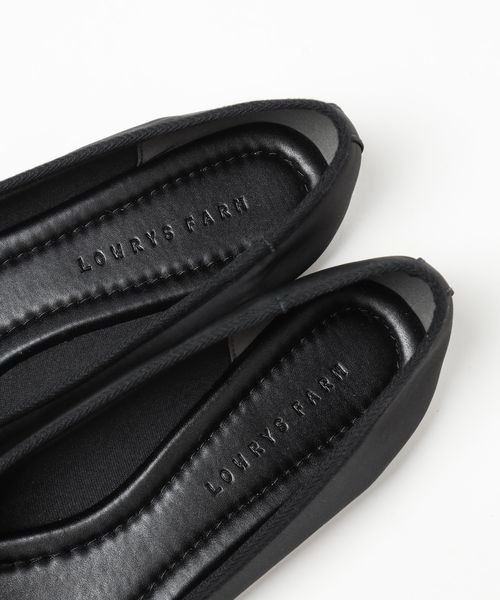 LOWRYS FARM（ローリーズファーム）の「リボンパファーシューズ　152733（バレエシューズ・レディース・ブラック/シルバー・MEDIUM/LARGE）」の12枚目の写真