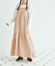 pairmanon | 【リンクコーデ】【ママサイズ】フリンジジャガード キャミワンピース(ワンピース)