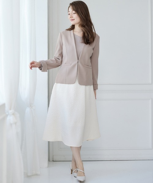 12Twelve Agenda（トゥエルブ　アジェンダ）の「ハートネック袖口アソートパールリブニットプルオーバー（ニット/セーター・レディース・ベージュ/オフホワイト/チャコールグレー/ブルー/ピンク/ブラック/サックスブルー/ピンク系その他・M）」の12枚目の写真