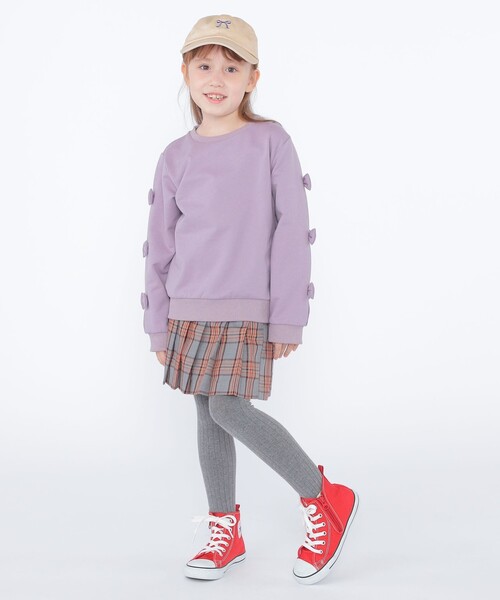 【セール】SHIPS KIDS:100～130cm / リボン スウェット（スウェット）｜SHIPS（シップス）