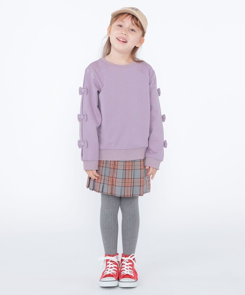 【セール】SHIPS KIDS:100～130cm / リボン スウェット（スウェット）｜SHIPS（シップス）