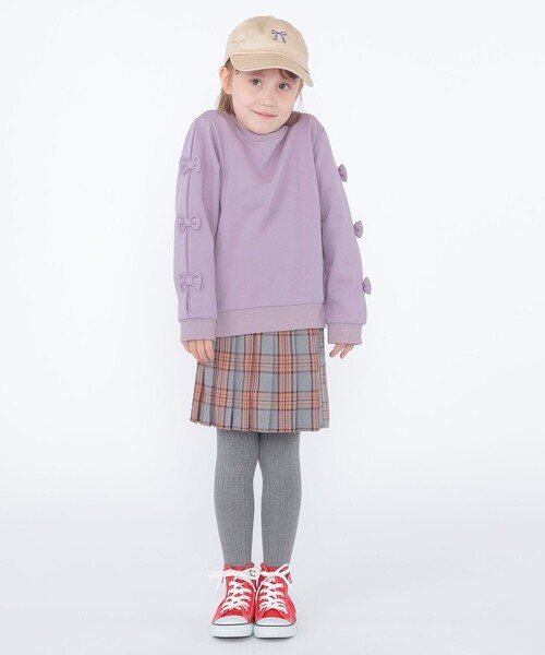 【セール】SHIPS KIDS:100～130cm / リボン スウェット（スウェット）｜SHIPS（シップス）