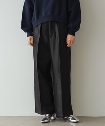 OPAQUE.CLIP | シャイニータックワイドパンツ【洗濯機洗い可】(その他パンツ)