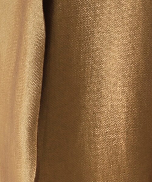 OPAQUE.CLIP（オペークドットクリップ）の「◆《Oggi掲載》シャイニータックワイドパンツ【洗濯機洗い可】（その他パンツ・レディース・キャメル/ブラック・38/40/42）」の6枚目の写真