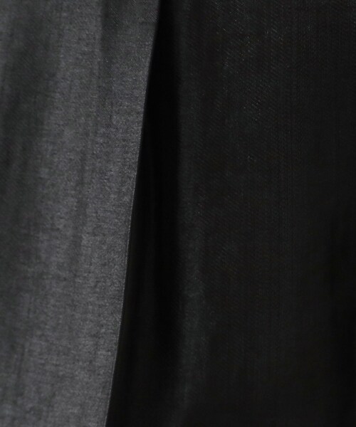 OPAQUE.CLIP（オペークドットクリップ）の「◆《Oggi掲載》シャイニータックワイドパンツ【洗濯機洗い可】（その他パンツ・レディース・キャメル/ブラック・38/40/42）」の10枚目の写真