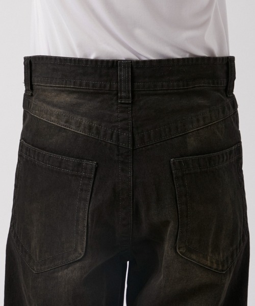 ミハラヤスヒロ デニム パンツ ブラック MIHARAYASUHIRO/ミハラヤスヒロ】AMATEUR SEWN JEANS（デニムパンツ