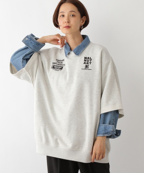 LEPSIM（レプシィム）の「袖外しプルオーバー　150331（Tシャツ/カットソー・レディース・レッド/グレイッシュベージュ・FREE）」の9枚目の写真