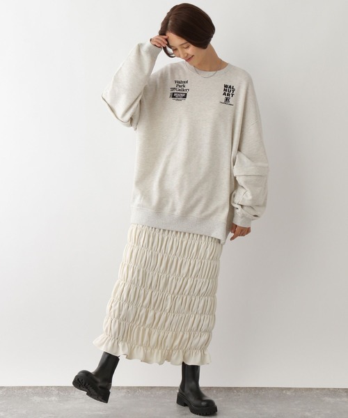 LEPSIM（レプシィム）の「袖外しプルオーバー　150331（Tシャツ/カットソー・レディース・レッド/グレイッシュベージュ・FREE）」の17枚目の写真