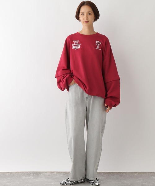 LEPSIM（レプシィム）の「袖外しプルオーバー　150331（Tシャツ/カットソー・レディース・レッド/グレイッシュベージュ・FREE）」の22枚目の写真