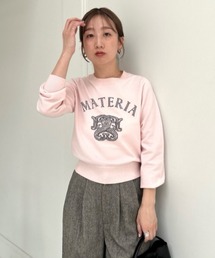 SNIDEL | エンブレムジャガードニットプルオーバー(ニット/セーター)