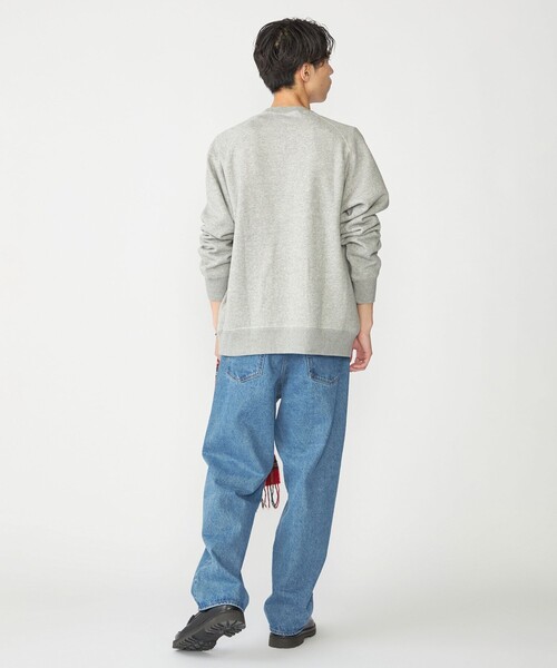 SHIPS（シップス）の「SHIPS: コットン ポリエステル ラグラン スリーブ クルーネック スウェット（スウェット・メンズ・ネイビー/グレー/ナチュラル/ピンク/ライトグリーン・X-LARGE/LARGE/MEDIUM/SMALL）」の12枚目の写真