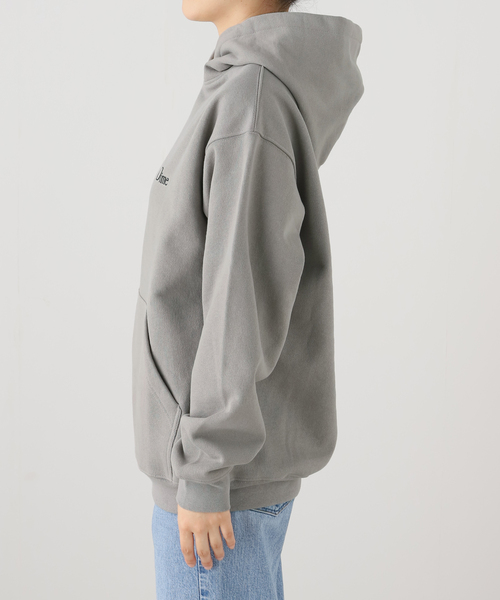 DIME（ダイム）の「【Dime/ダイム】 CLASSIC SMALL LOGO HOODIE：裏起毛 パーカー（パーカー・レディース・グレー・SMALL）」の10枚目の写真