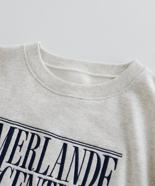 DISCOAT(ディスコート)の「カレッジロゴスウェット(Tシャツ/カットソー・レディース・ネイビー/ライトベージュ/チャコールグレー・MEDIUM)」の16枚目の写真