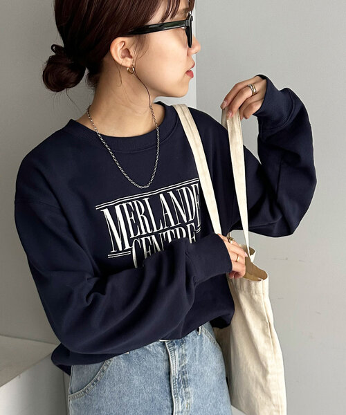 カレッジロゴスウェット（Tシャツ/カットソー）｜DISCOAT（ディス