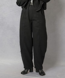 Lull | 【Lull / ルル】セットアップ対応 / フェイクウールハイウエストカーブパンツ(その他パンツ)