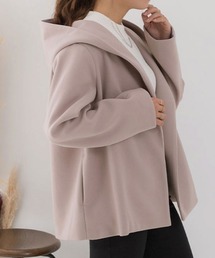 ad thie（アドティエ）の「フェイクウール フード付きコート ジャコット（その他アウター）」