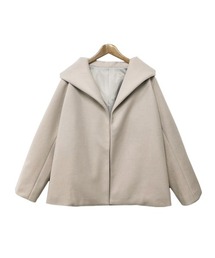ad thie（アドティエ）の「フェイクウール フード付きコート ジャコット（その他アウター・レディース）」