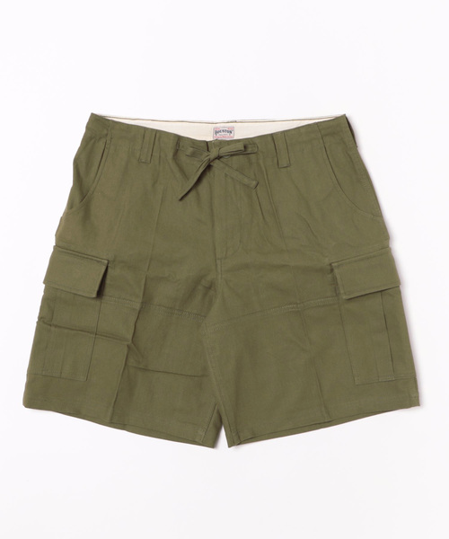 HOUSTON(ヒューストン)の「【HOUSTON / ヒューストン】BIG CARGO SHORTS(カーゴパンツ・メンズ・ブラック/オリーブ・SMALL/MEDIUM/LARGE/X-LARGE)」の7枚目の写真